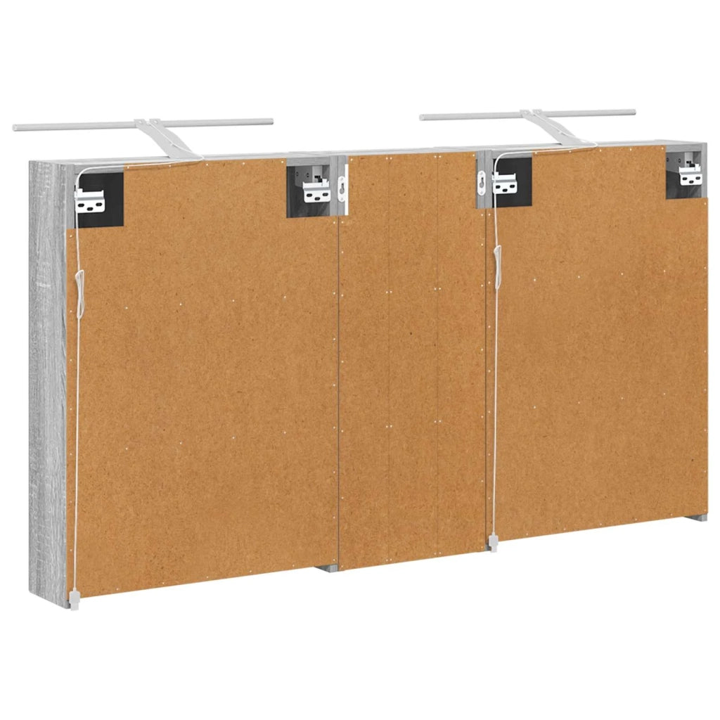 Set di Armadi da Bagno con lo scaffale 3 pcs 130 x 14,5 x 70 cm 3403773