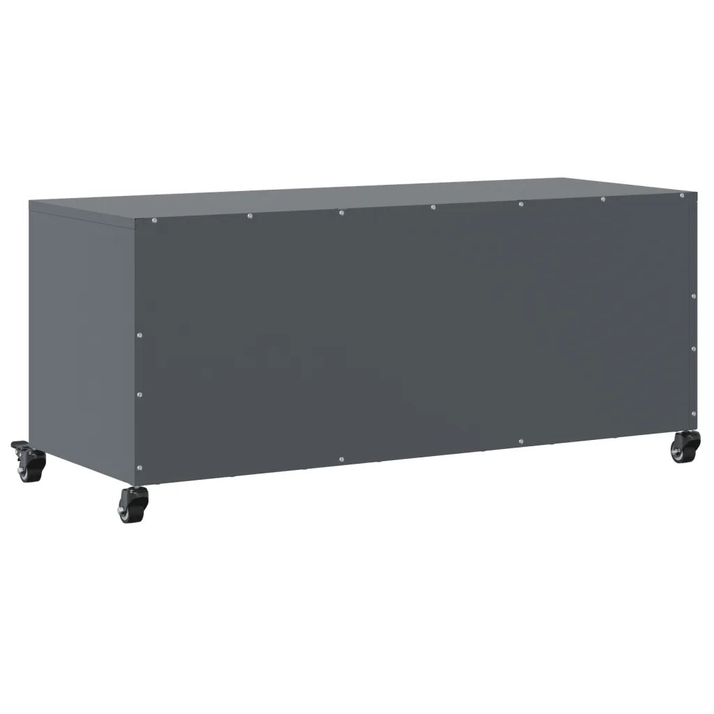 Mobile TV Antracite 100,5x39x43,5 cm Acciaio