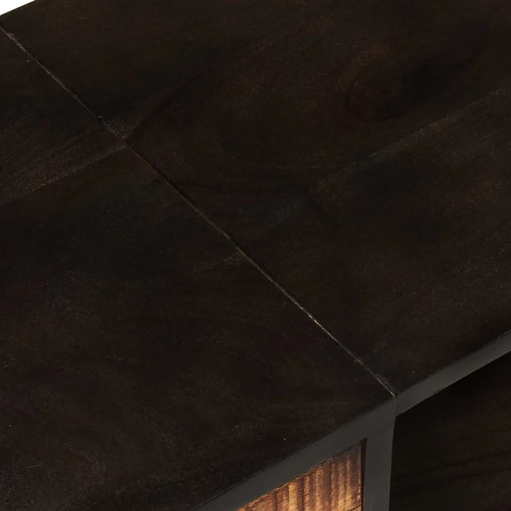 Mobile TV 140x30x45 cm Legno Mango Grezzo e Massello d'Acacia 338423