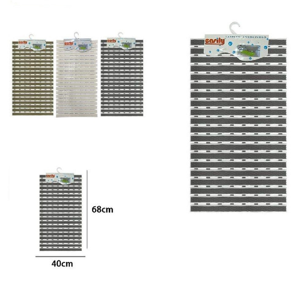 Trade Shop - Tappeto Antiscivolo Tappetino Per Vasca Bagno Doccia 68 X 40cm 59311 Vari Colori -