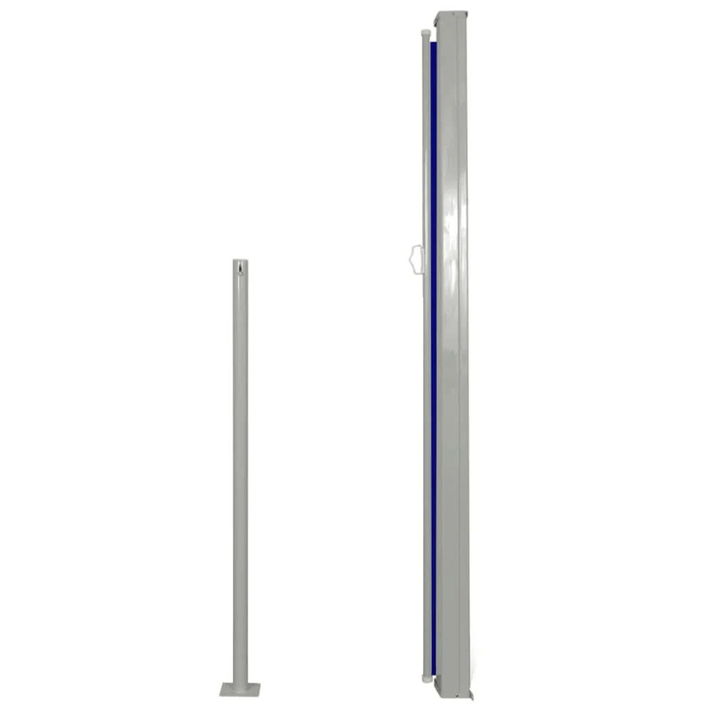 Tenda da sole laterale retrattile/schermo privacy per patio giardino terrazza balcone 160 x 300 cm blu 02_0007048