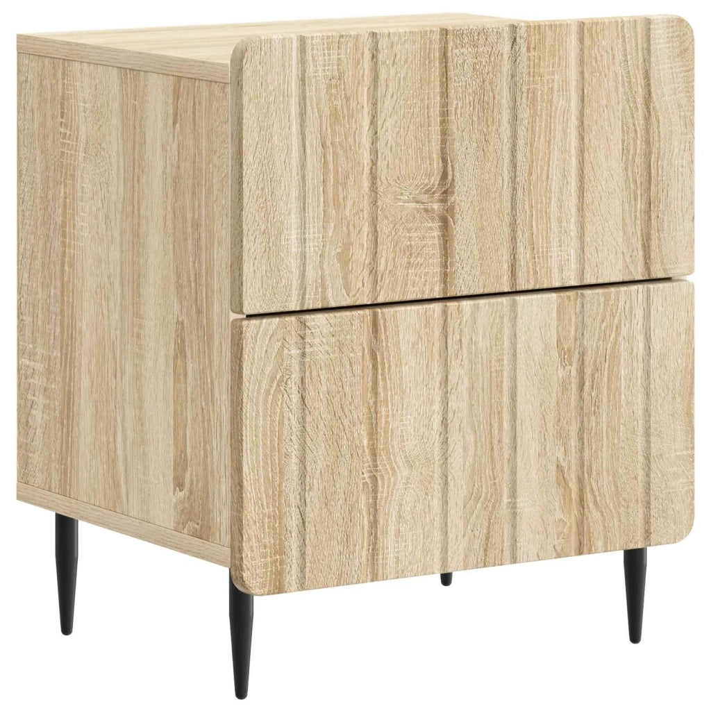 Armadio da Notte con cassetto Rovere Sonoma 43 x 34,5 x 49,5 cm