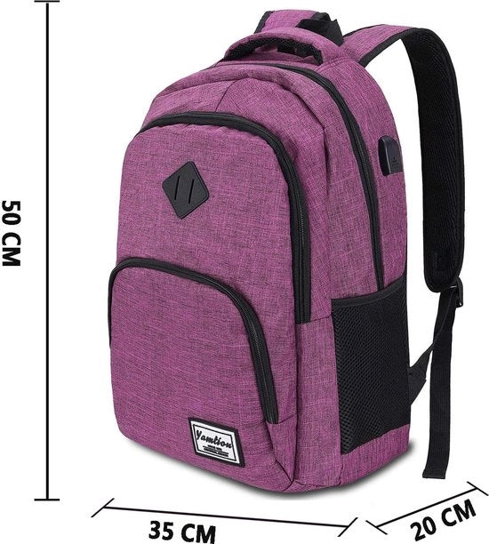Zak da Uomo e Donna, Borsa da Scuola per Ragazzi e Ragazze, Borsa per Laptop, Borsa per Università, Borsa per Ufficio, Borsa per Viaggio