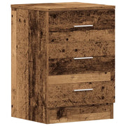 Comodino | Armadio da Notte | Mobiletto da notte Legno Antico 38x35x55 cm in Legno Multistrato