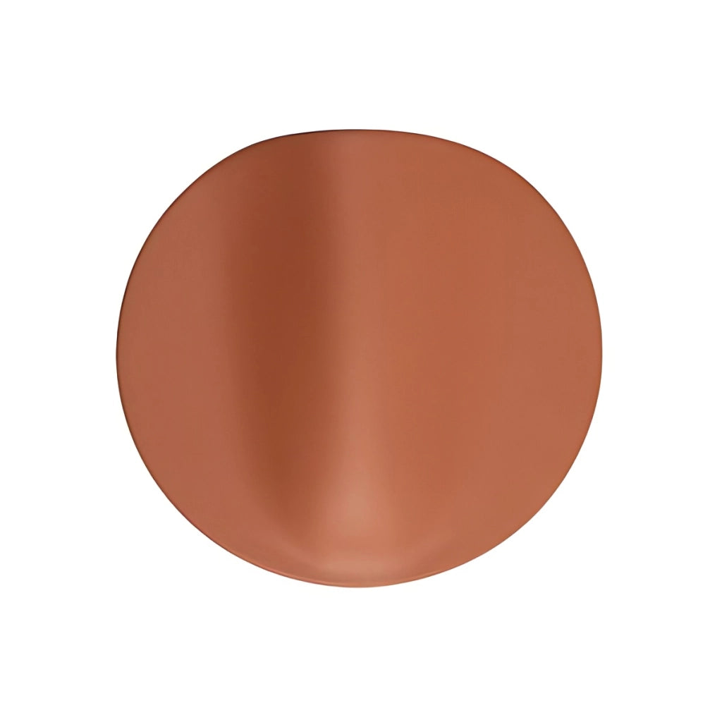 Sirio Lampada da parete in ceramica color Terracotta LED 8W 3000K IP40 diametro 24 cm design artigianale Made in Italy per illuminazione interni