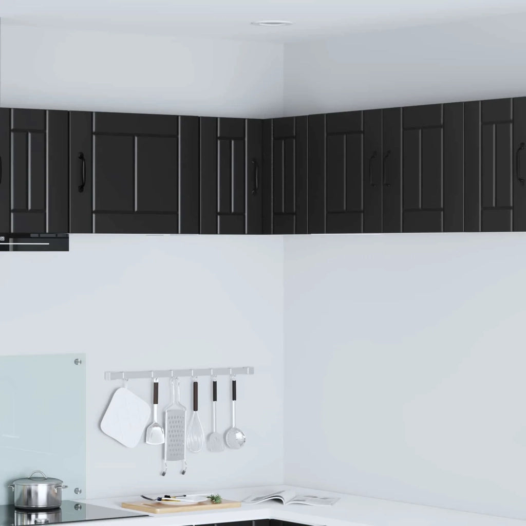 Mobile angolare per parete LUCCA Nero 57 x 57 x 40 cm