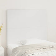 Testiera-Testata-Testiera Decorativa Bianca 100x5x118/128 cm in Similpelle 269239