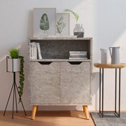 Credenza Grigio Cemento 60x30x72 cm in Legno Multistrato 326826