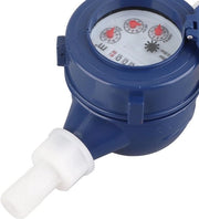 Contatore Acqua DN15 - Contatore Acqua in Plastica - Facile da Leggere - Formato Compatto - Giardino e Casa - Per Acqua Fredda - Ideale per l'uso in Giardino