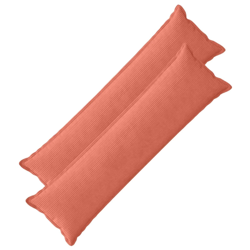 Federa 2 pz HOUTEN Rosso Arancio 40 x 145 cm corduroy 917211