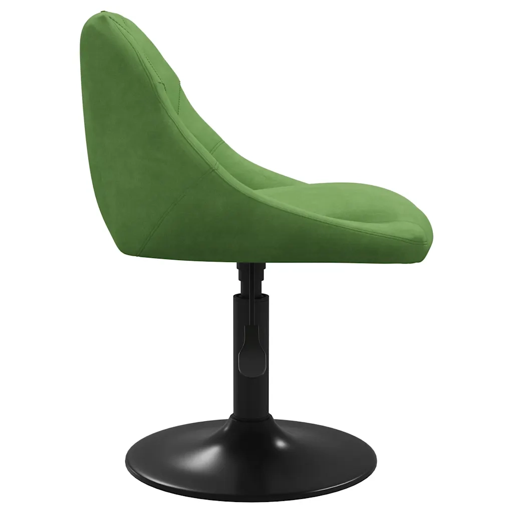 Sedia da Pranzo Verde Chiaro in Velluto 3088815