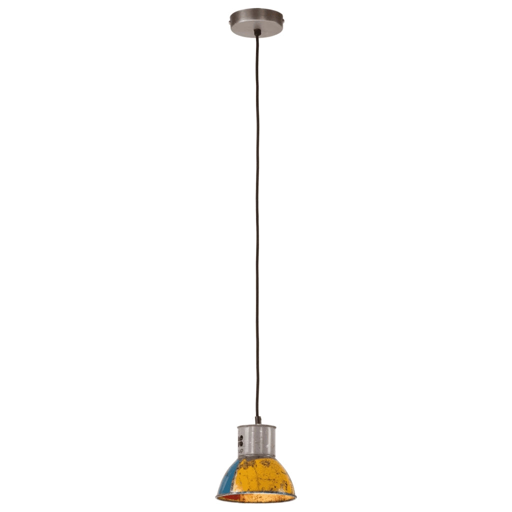 Lampada Sospesa Industriale 25 W Multicolore Rotonda 17 cm E27 344402