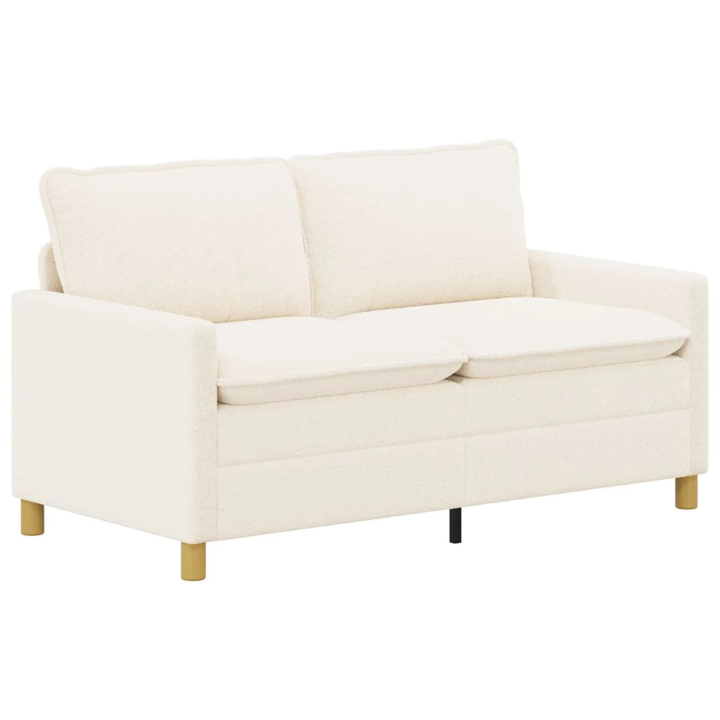 Divano Crema 156 x 81 x 87,5 cm Tessuto