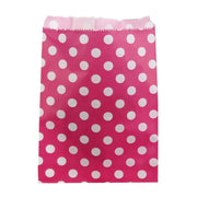 Trade Shop - 60 Sacchetti Sacchetto Busta In Carta Rosa Pois 16x13 Cm Confettata Caramelle -