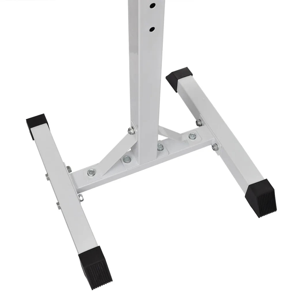 Stazione per Squat con Bilanciere e Set di Manubri da 30,5 kg cod mxl 54055