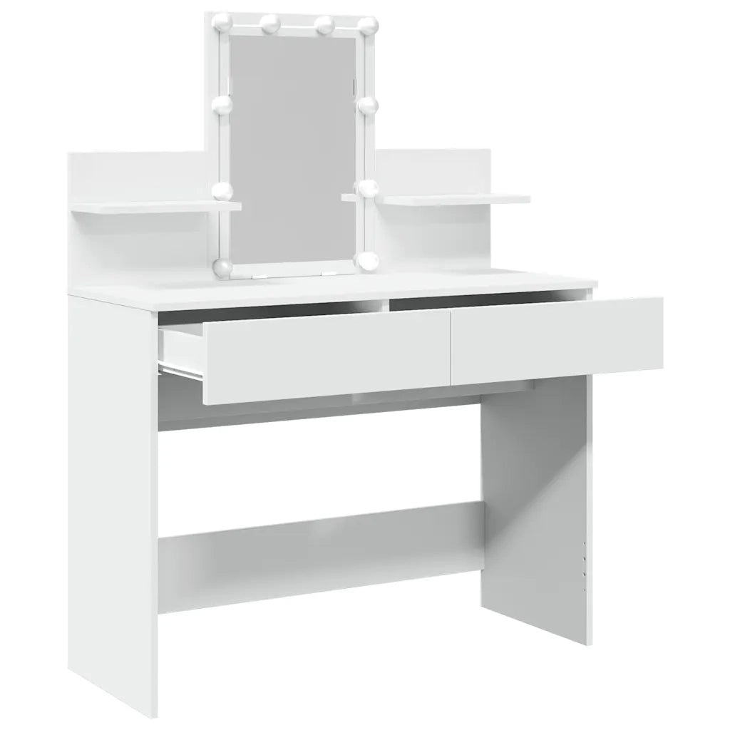 Toeletta con LED Bianco 100x40x130 cm