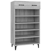 Scarpiera mobile contenitore per scarpe mobile per ingresso/corridoio/soggiorno design Sonoma 60 x 35 x 105 cm legno ingegnerizzato grigio 02_0022081