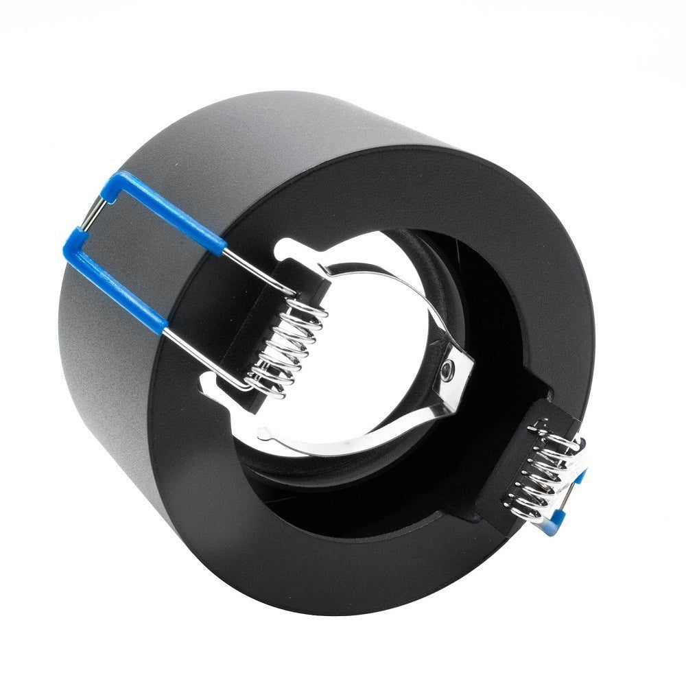Trade Shop - Portafaretto Tondo Incasso 70mm Luce Soffitto Cartongesso Lampade Led Gu10 Gu5.3 -
