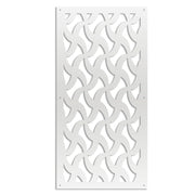 NINJA - Pannello in PVC traforato - Parasole Misura: 98x198 cm, Colore: bianco