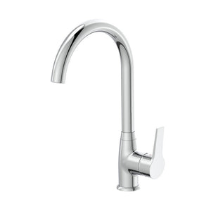 Miscelatore Lavello Bocca Alta Serie Baron Cromato