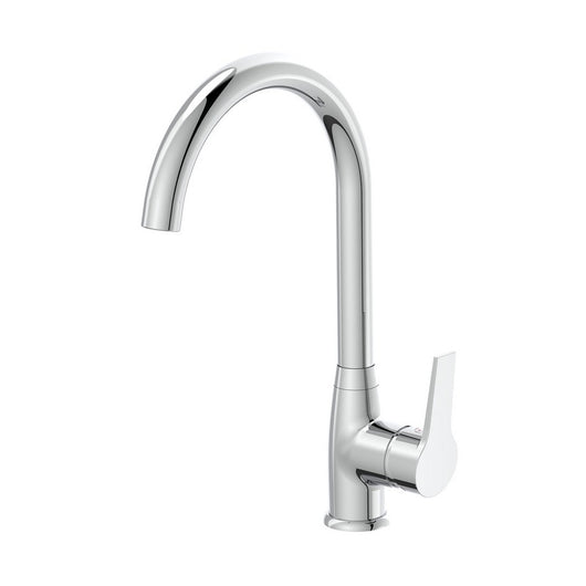 Miscelatore Lavello Bocca Alta Serie Baron Cromato