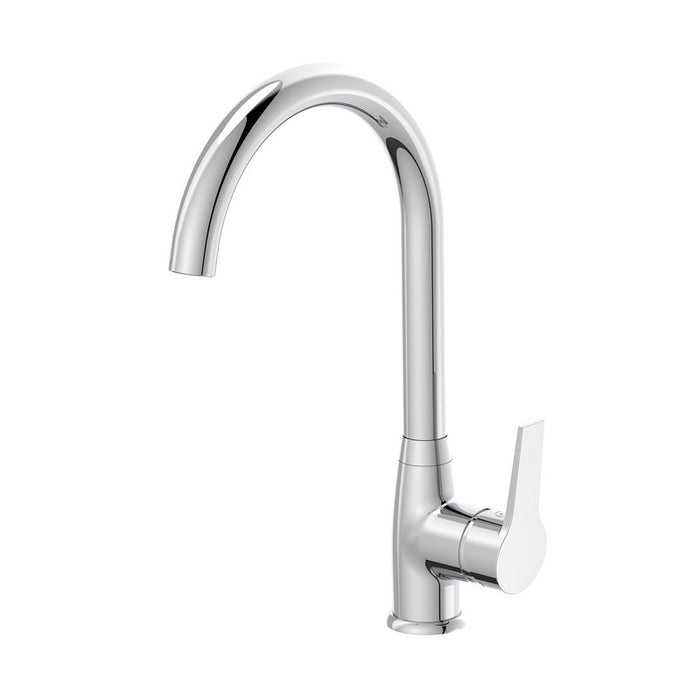 Miscelatore Lavello Bocca Alta Serie Baron Cromato