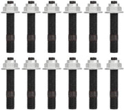 Set di Viti e Bulloni per Emissione di Scarico - 1HZ/1HDT 4.2L - Bulloni/Viti - Adatto per Serie 70/75/80/100 - Nuovo - Acciaio - Set di Bulloni per Emissione di Scarico