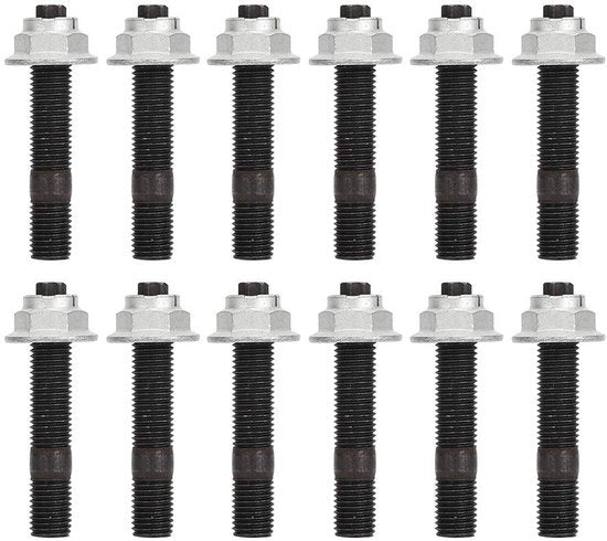 Set di Viti e Bulloni per Emissione di Scarico - 1HZ/1HDT 4.2L - Bulloni/Viti - Adatto per Serie 70/75/80/100 - Nuovo - Acciaio - Set di Bulloni per Emissione di Scarico