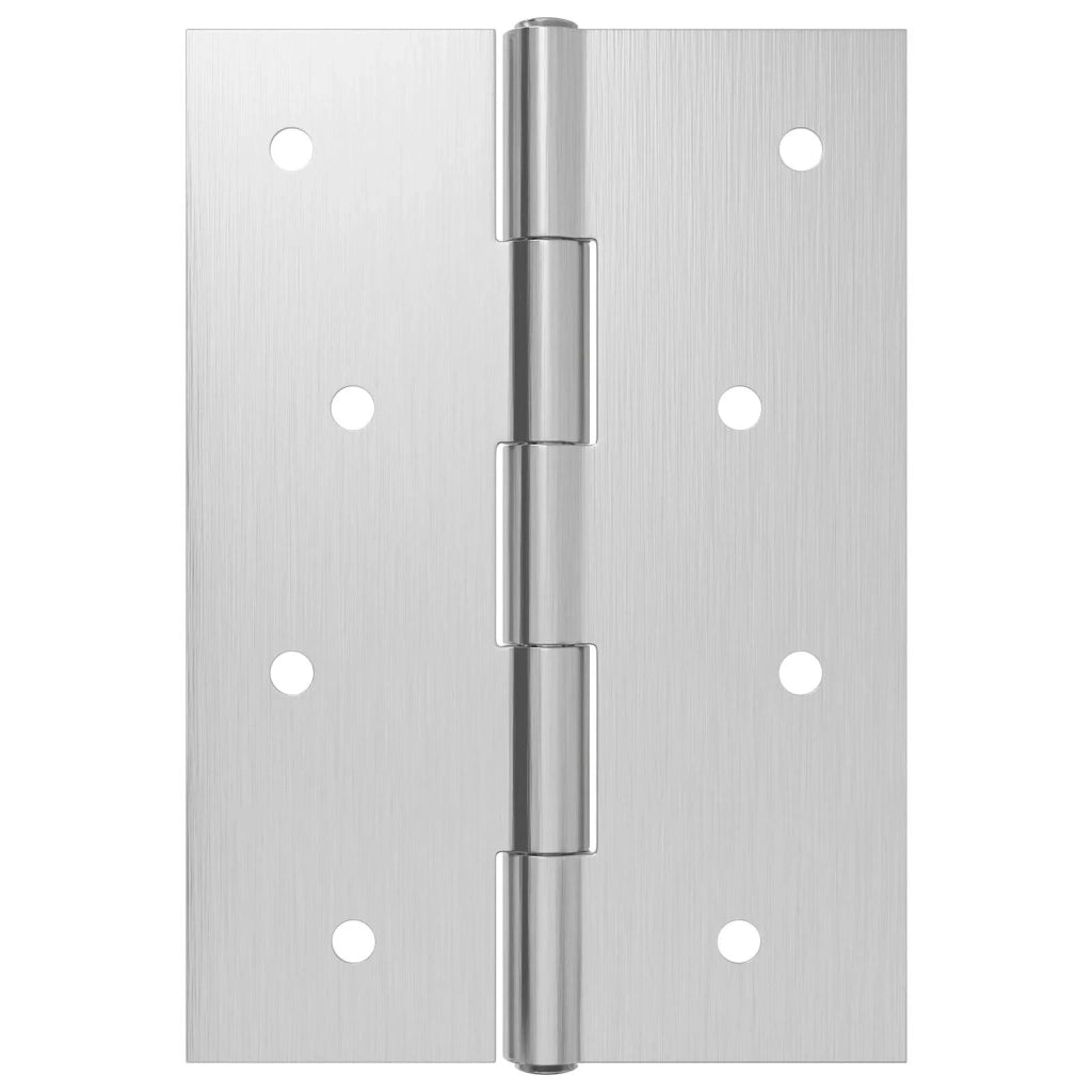 Cerniera 24 pz 100 x 70 x 8 mm Argento Acciaio 42041397