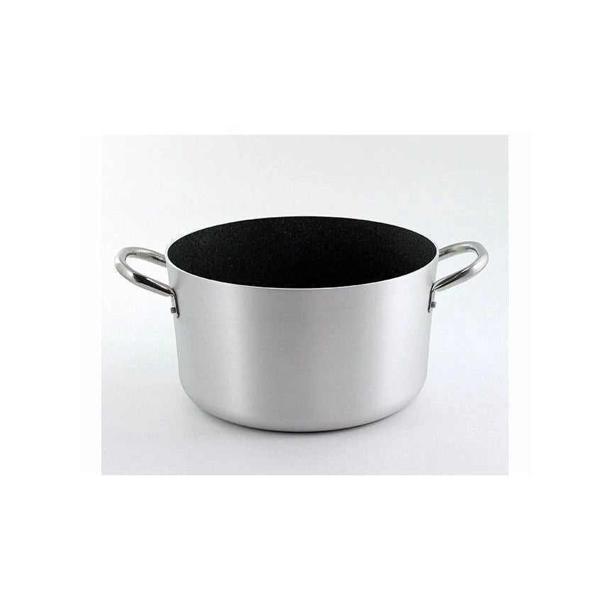 Ballarini BLL670B32 Granite Casseruola Media con 2 Manici Alluminio Grigio 32 cm colore Grigio