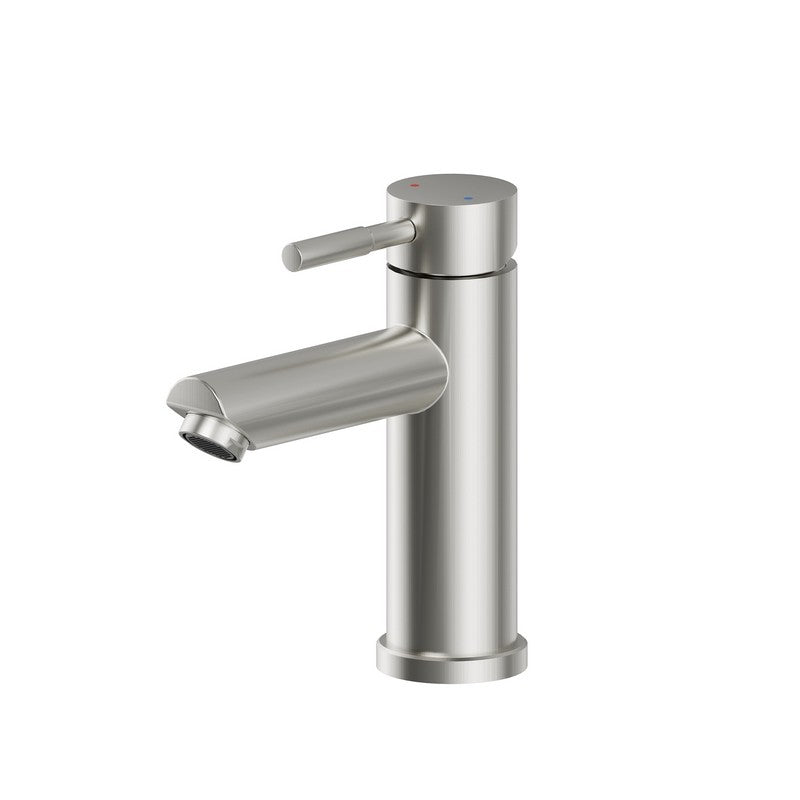 Miscelatore Lavabo Serie Delton in Acciaio con Piletta Click Clack
