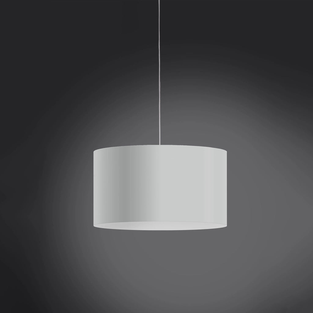 Sospensione Moderna Decolight Polilux ® Bianco 1 Luce E27 D40Cm