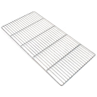 Griglia rettangolare in acciaio inox 58 x 30 cm per barbecue a carbone e a gas