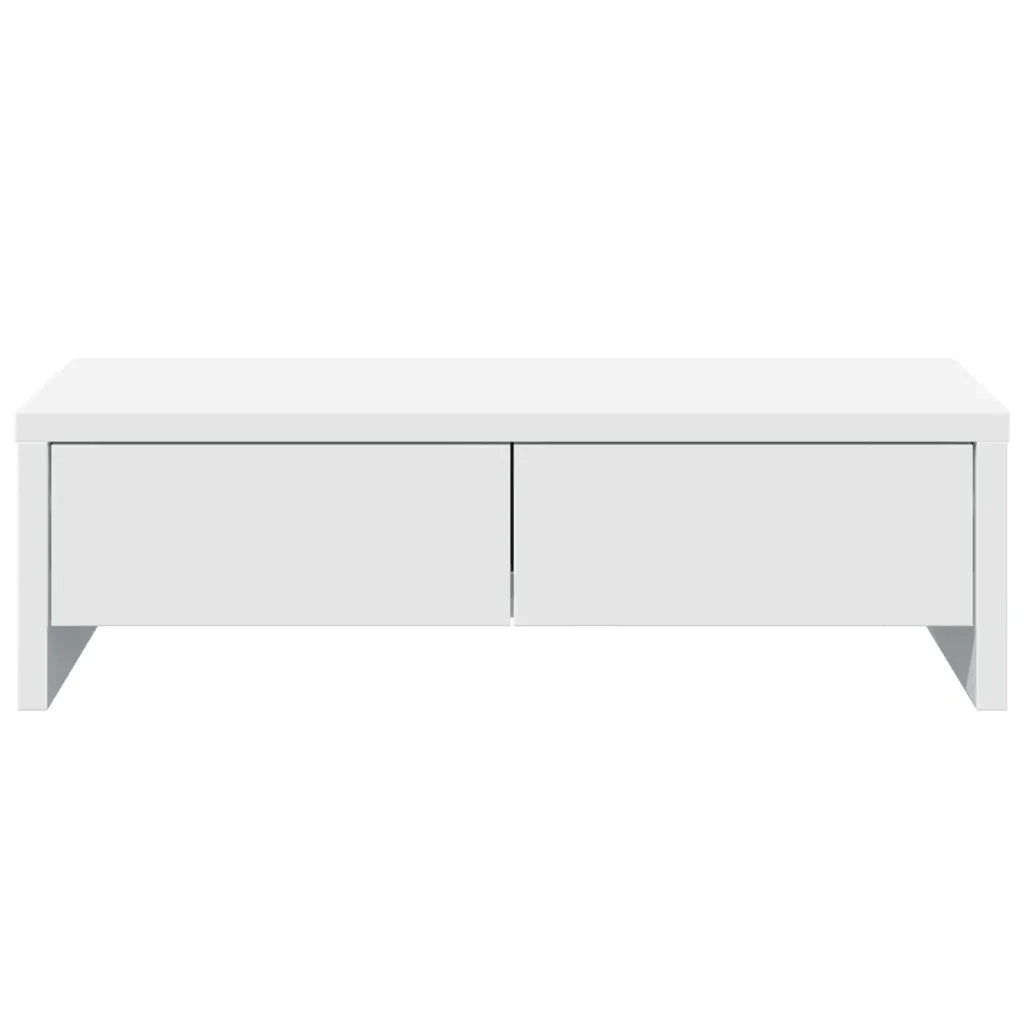 Supporto Monitor con Cassetti Bianco 50x27x15 cm in Truciolato