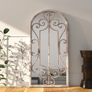 Specchio Sabbia-Specchio Decorativo 70x30 cm Ferro per Uso Interno 299951