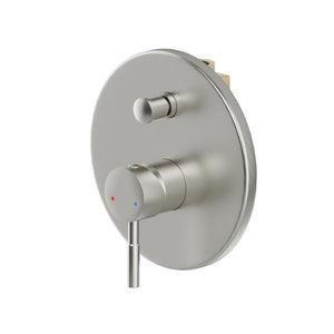 Miscelatore Incasso Doccia con Deviatore Serie Delton in Finitura Acciaio