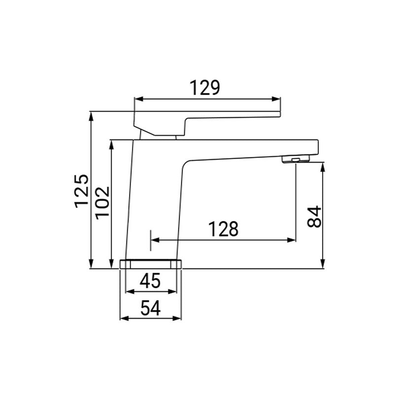 Miscelatore Lavabo Serie Rover Cromato