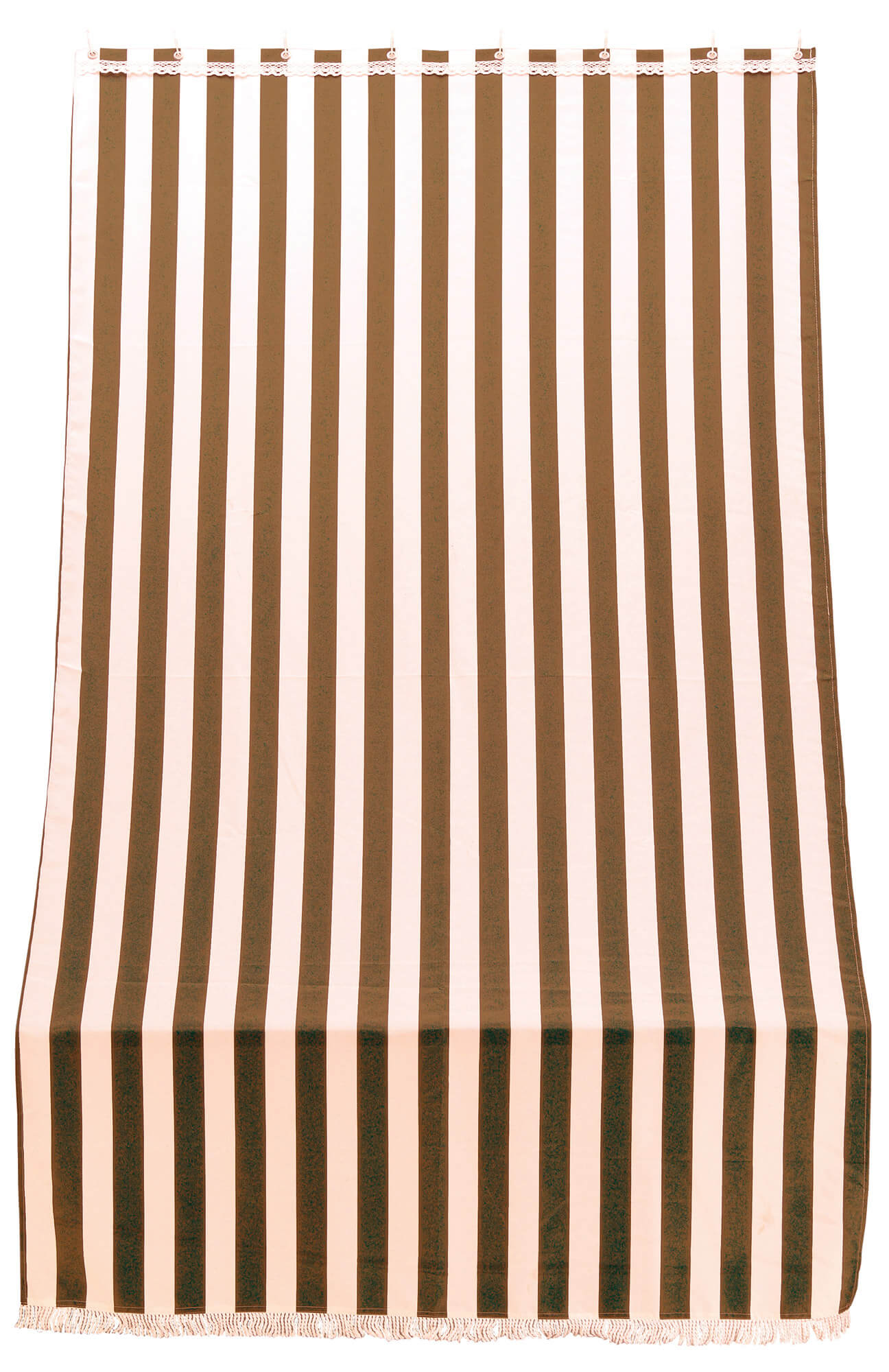 Tenda da Sole per Sormonto 1,4x2,5m in Poliestere con Anelli Ranieri Riga Marrone