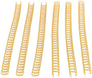 Spiralbindenti Sfregi 100 Pezzi - 3:1 Rapporto - Doppia Luce Filamento - Colonna di Avvolgimento - Capacità 20 Viti - Eccellenza di Qualità e Servizio - Avvolgimento a Spirale