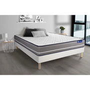 Kit rete e materasso Actilatex pur 130x190cm - Spessore : 20cm - Lattice e memory foam - rigido