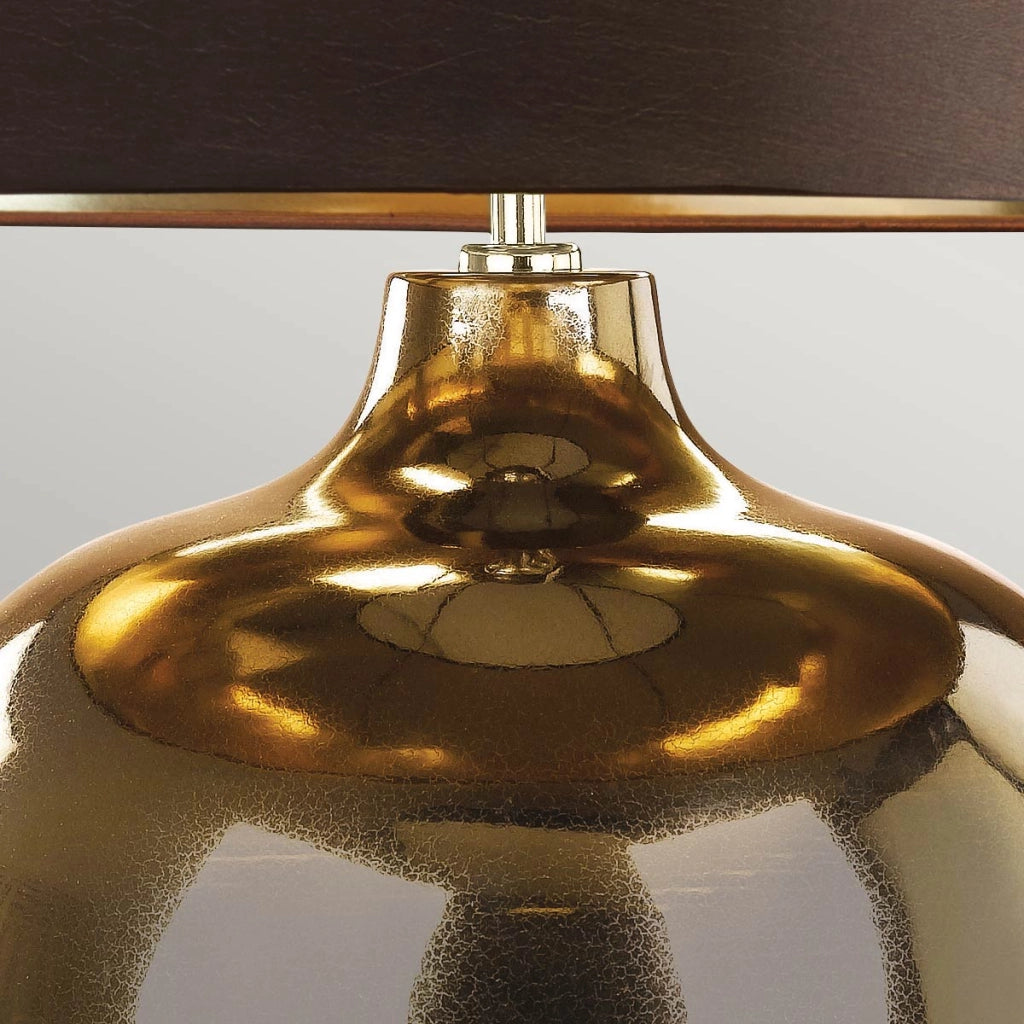 Lampada da tavolo Ottoman porcellana bronzo E27 60W Elstead