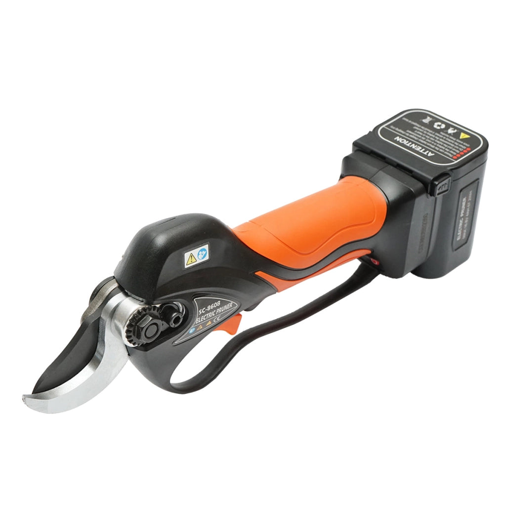 Forbici da giardino elettriche da 900 W con 2 batterie agli ioni di litio da 16,8 V, diametro 0-32 mm