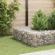 Gabbione Letto Rialzato a Cubo in Filo di Acciaio 40x40x40 cm 145649