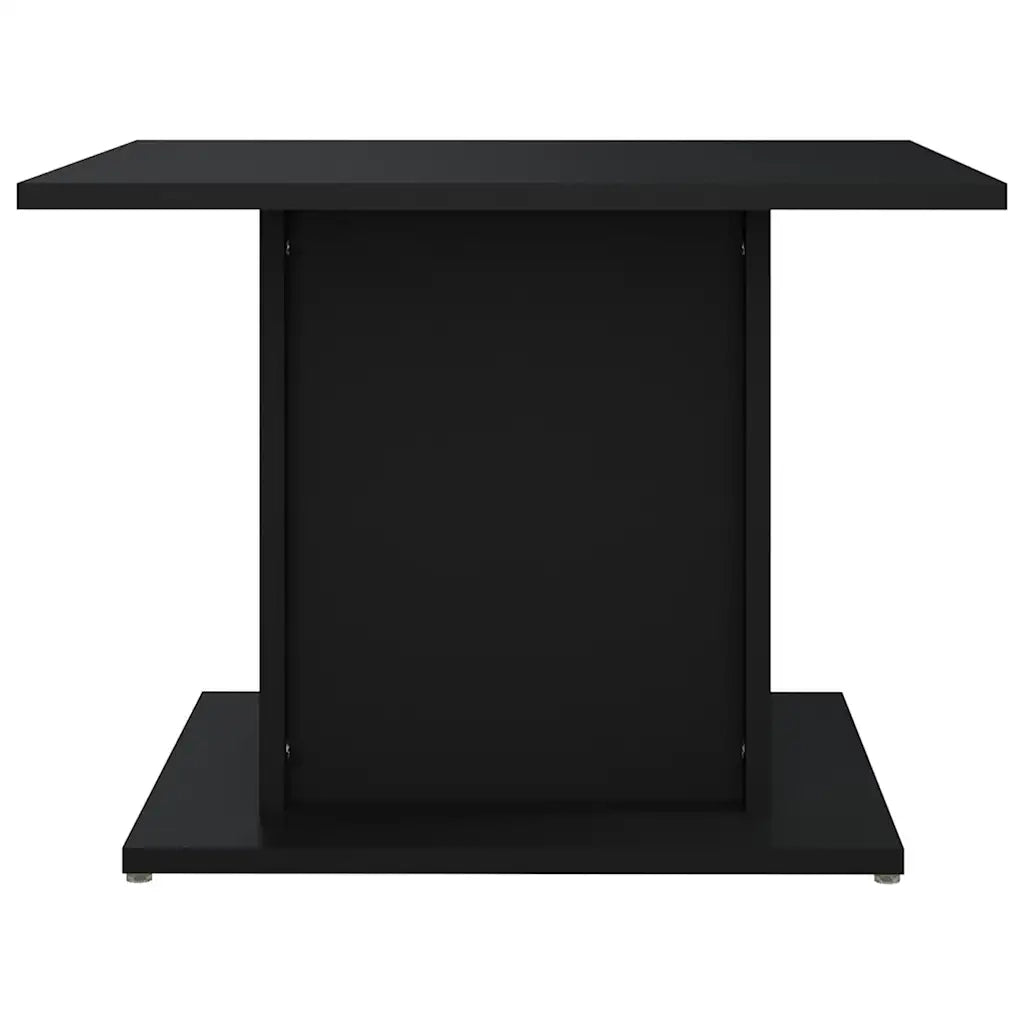 Tavolino da Salotto-Tavolino da soggiorno-Tavolo Nero 55,5x55,5x40 cm in Truciolato