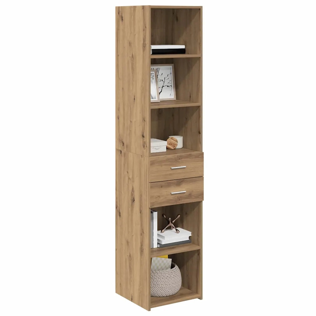 Credenza con Cassetto-Buffet-Armadio da cucina Rovere artigianale 40 x 42,5 x 185 cm