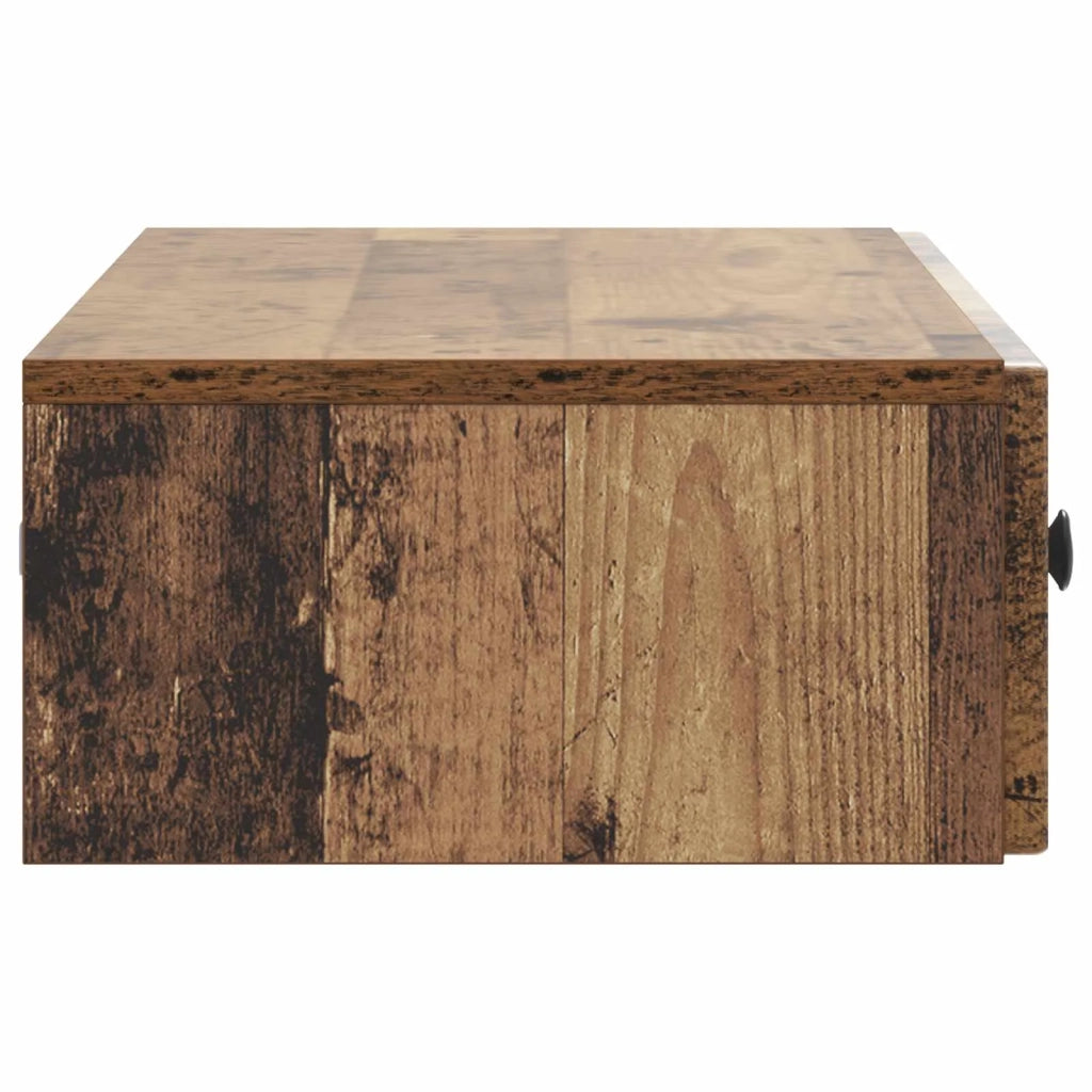 Tavolino da Parete Laterale Legno antico 87,5 x 34,5 x 17 cm 897993