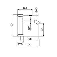 Miscelatore Lavabo Serie Nobel Cromato