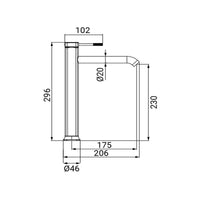 Miscelatore Lavabo Alto Serie Nobel Cromato Senza Piletta