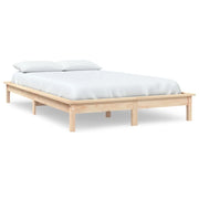 Letto matrimoniale | Letto per adulti | Giroletto 120x200 cm in Legno Massello di Pino