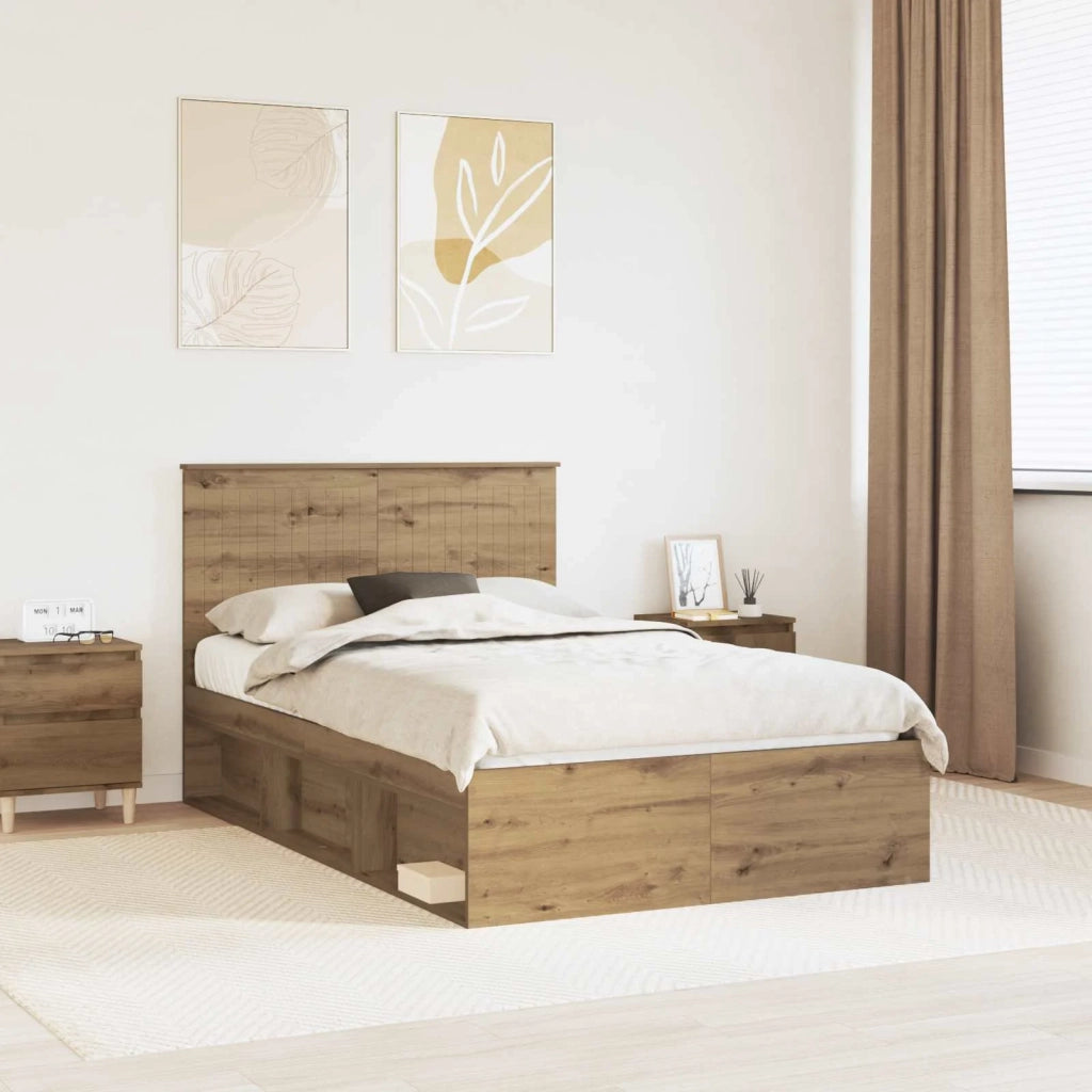Struttura del letto Rovere Artigianale 120 x 200 cm 3411036
